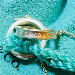 Authentic Tiffany Interlocking Circle Necklace
